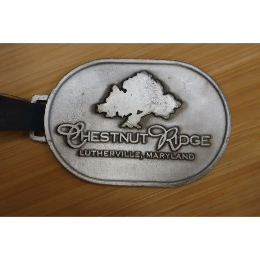 Travel Vacation Luggage Tag Set Four Seasons Resort Chestnut Ridge Metal